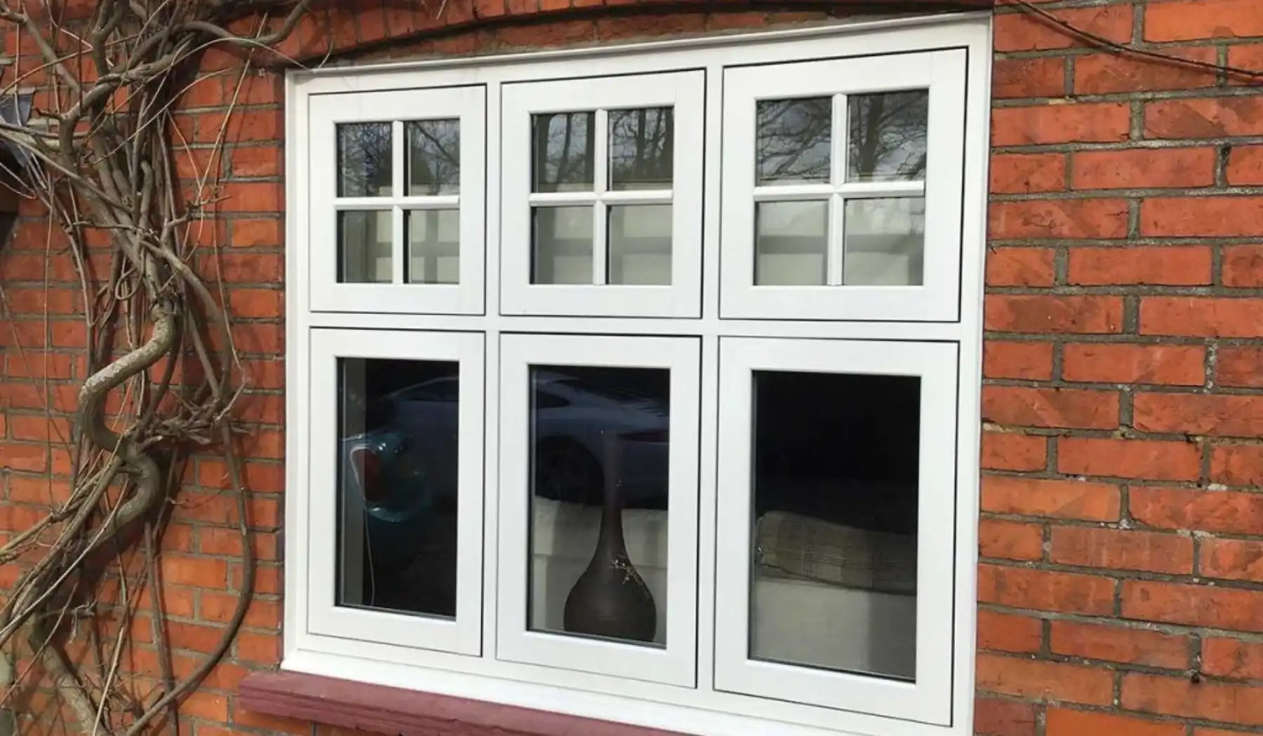 Flush Sash uPVC Windows for Cottage