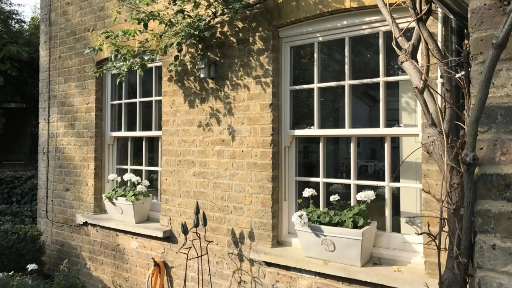 Georgian timber sash windows in Chelsea townhouse