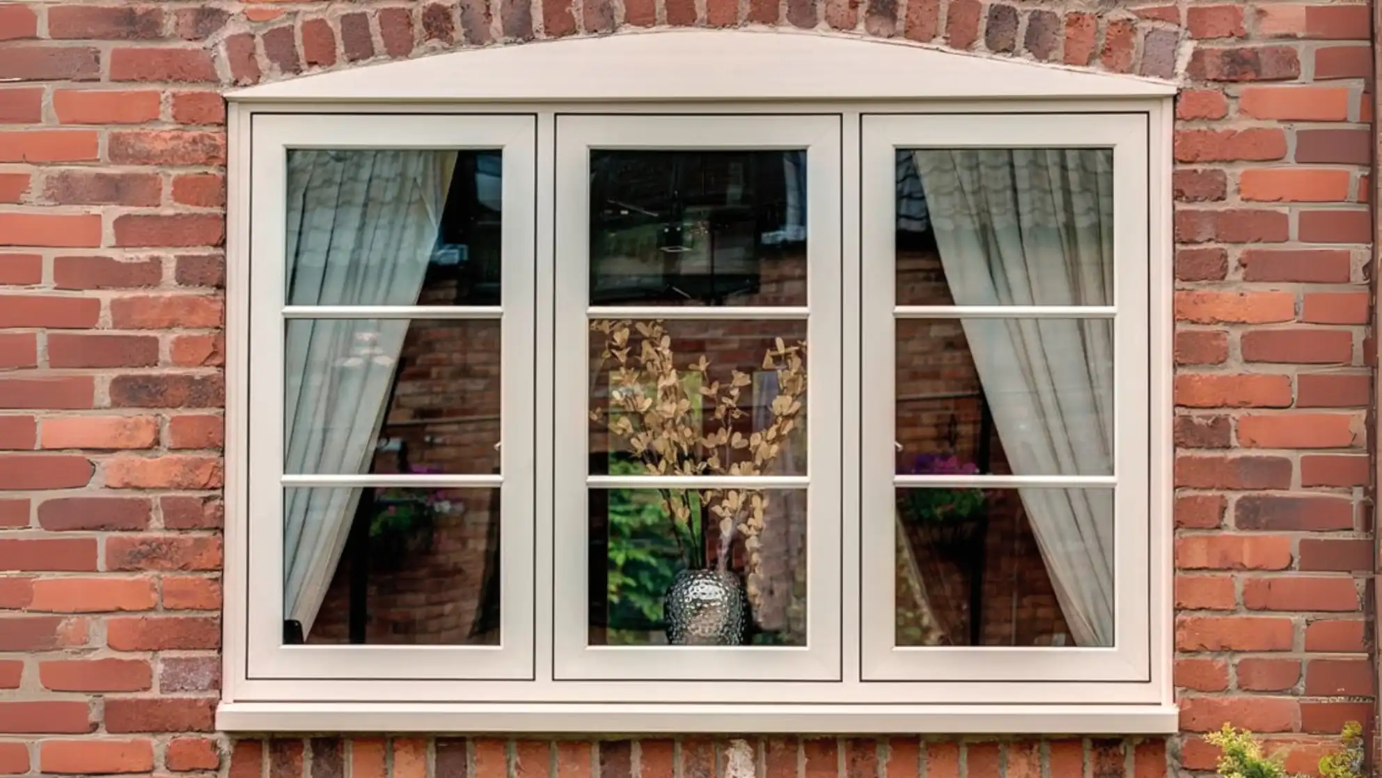 Premium flush sash windows with sleek minimalist design and authentic timber aesthetics
